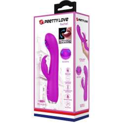 PRETTY LOVE RACHEL VIBRADOR RECARGABLE CON SUCCIONADOR MORADO