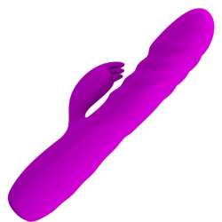 PRETTY LOVE MELANIE VIBRADOR CONEJO RECARGABLE MORADO