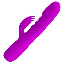 PRETTY LOVE MELANIE VIBRADOR CONEJO RECARGABLE MORADO