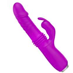 PRETTY LOVE DOROTHY VIBRADOR CONEJO RECARGABLE MORADO