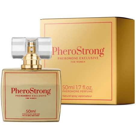 PHEROSTRONG PERFUME CON FEROMONAS EXCLUSIVE PARA MUJER 50 ML