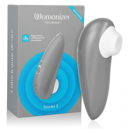 WOMANIZER STARLET 3 ESTIMULADOR CLiTORIS GRIS