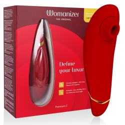 WOMANIZER PREMIUM 2 ESTIMULADOR DE CLiTORIS BURDEOS