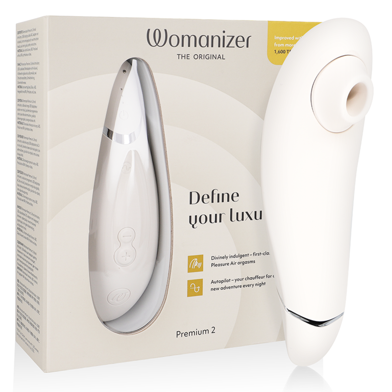 WOMANIZER PREMIUM 2 ESTIMULADOR DE CLiTORIS GRIS