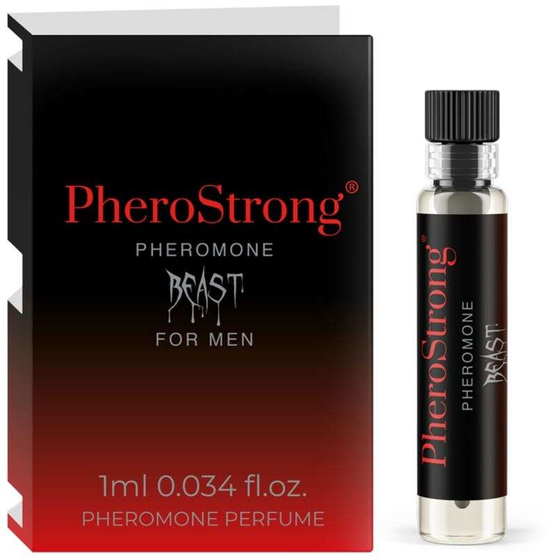 PHEROSTRONG PERFUME CON FEROMONAS BEAST PARA HOMBRE 1 ML