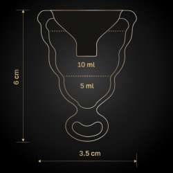 G VIBE GCUP COPA MENSTRUAL NEGRA