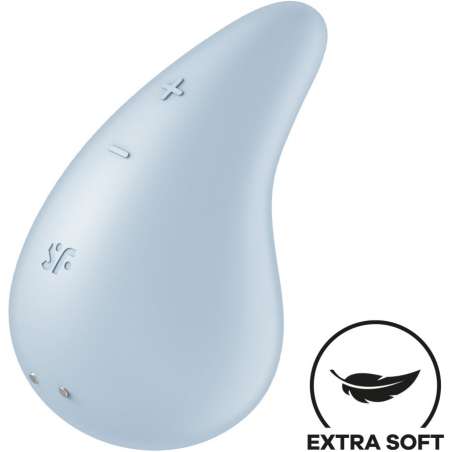 SATISFYER DEW DROP VIBRADOR LAY ON AZUL