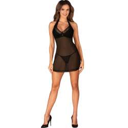 OBSESSIVE MEDILLA CHEMISE TANGA XS S