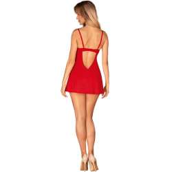 OBSESSIVE INGRIDIA CHEMISE TANGA ROJO XS S