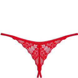 OBSESSIVE INGRIDIA TANGA CROTCHLESS ROJO XL XXL