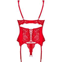 OBSESSIVE AMOR CHERRIS CORSET TANGA S M