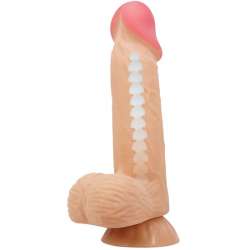 PRETTY LOVE SLIDING SKIN SERIES DILDO REALiSTICO CON VENTOSA PIEL DESLIZANTE 206 CM