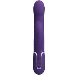 PRETTY LOVE ZALIN VIBRADOR RABBIT PERLAS 4 EN 1 MORADO