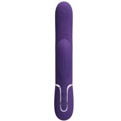 PRETTY LOVE PERLITA VIBRADOR PUNTO G 3 EN 1 MULTIFUNCIoN MORADO