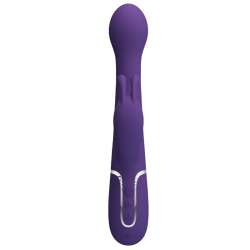 PRETTY LOVE DEJON VIBRADOR RABBIT 3 EN 1 MULTIFUNCIoN MORADO