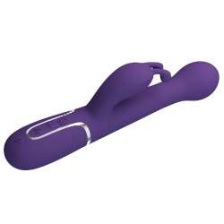 PRETTY LOVE DEJON VIBRADOR RABBIT 3 EN 1 MULTIFUNCIoN MORADO