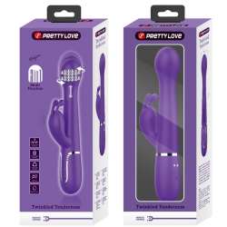 PRETTY LOVE DEJON VIBRADOR RABBIT 3 EN 1 MULTIFUNCIoN MORADO