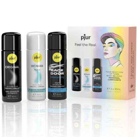 PJUR PRIDE SET PREMIUM LUBRICANTES 3 X 30 ML