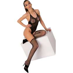 LIVCO CORSETTI FASHION FLAMMEN LC 17355 SET BODY MEDIAS NEGRO TALLA uNICA