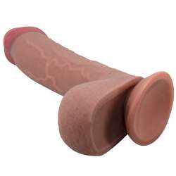 PRETTY LOVE SLIDING SKIN SERIES DILDO REALiSTICO CON VENTOSA PIEL DESLIZANTE MULATO 234 CM