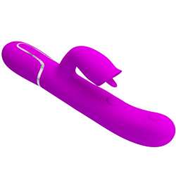 PRETTY LOVE VIBRADOR RABBIT CON LICKING FUCSIA