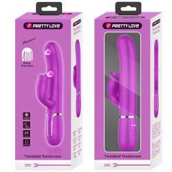 PRETTY LOVE VIBRADOR RABBIT CON LICKING FUCSIA