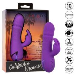 CALEXOTICS MANHATTAN BEACH MARVEL VIBRADOR RABBIT MORADO BY CALIFORNIA DREAMING