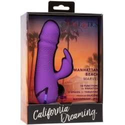 CALEXOTICS MANHATTAN BEACH MARVEL VIBRADOR RABBIT MORADO BY CALIFORNIA DREAMING