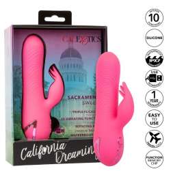 CALEXOTICS SACRAMENTO SWEETIE VIBRADOR RABBIT ROSA BY CALIFORNIA DREAMING