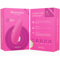 WOMANIZER STARLET 3 ESTIMULADOR CLiTORIS ROSA