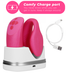 WE VIBE CHORUS VIBRADOR PAREJAS CON CONTROL SQUEEZE ROSA