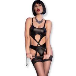 CHILIROSE CR 4625 SET CUATRO PIEZAS CROTCHLESS NEGRO S