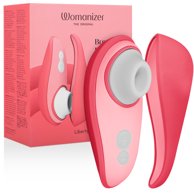 WOMANIZER LIBERTY 2 ESTIMULADOR SUCCIONADOR CLITORIS ROSA