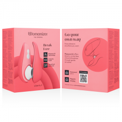 WOMANIZER LIBERTY 2 ESTIMULADOR SUCCIONADOR CLITORIS ROSA