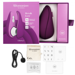 WOMANIZER LIBERTY 2 ESTIMULADOR SUCCIONADOR CLITORIS VIOLETA