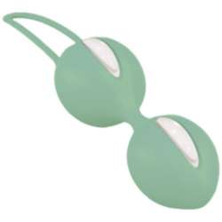 FUN FACTORY SMARTBALLS DUO BOLAS PELVICAS BLANCO VERDE PISTACHO