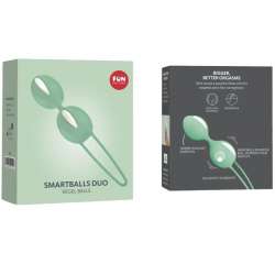 FUN FACTORY SMARTBALLS DUO BOLAS PELVICAS BLANCO VERDE PISTACHO