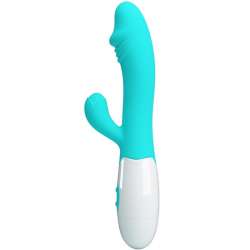 PRETTY LOVE SNAPPY VIBRADOR PUNTO G VERDE AGUA