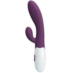 PRETTY LOVE ALVIS VIBRADOR RABBIT PUNTO G MORADO