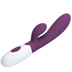 PRETTY LOVE ALVIS VIBRADOR RABBIT PUNTO G MORADO