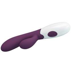 PRETTY LOVE ALVIS VIBRADOR RABBIT PUNTO G MORADO