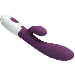 PRETTY LOVE ALVIS VIBRADOR RABBIT PUNTO G MORADO