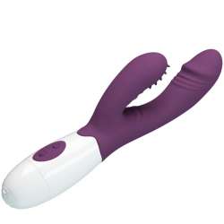 PRETTY LOVE ANDRE VIBRADOR RABBIT ESTIMULADOR PUNTO G MORADO