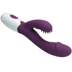 PRETTY LOVE ANDRE VIBRADOR RABBIT ESTIMULADOR PUNTO G MORADO