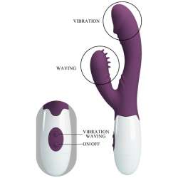 PRETTY LOVE ANDRE VIBRADOR RABBIT ESTIMULADOR PUNTO G MORADO