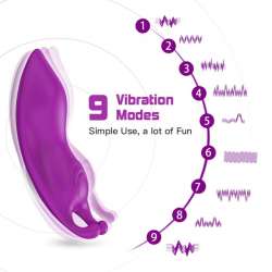 ARMONY HONEYBEE PANTIES VIBRADOR PUNTO G CONTROL REMOTO VIOLETA