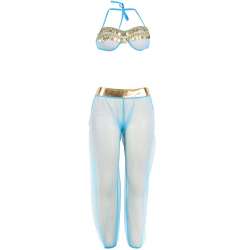 SUBBLIME SET DE LENCERIA INDIA STYLE AZUL S M