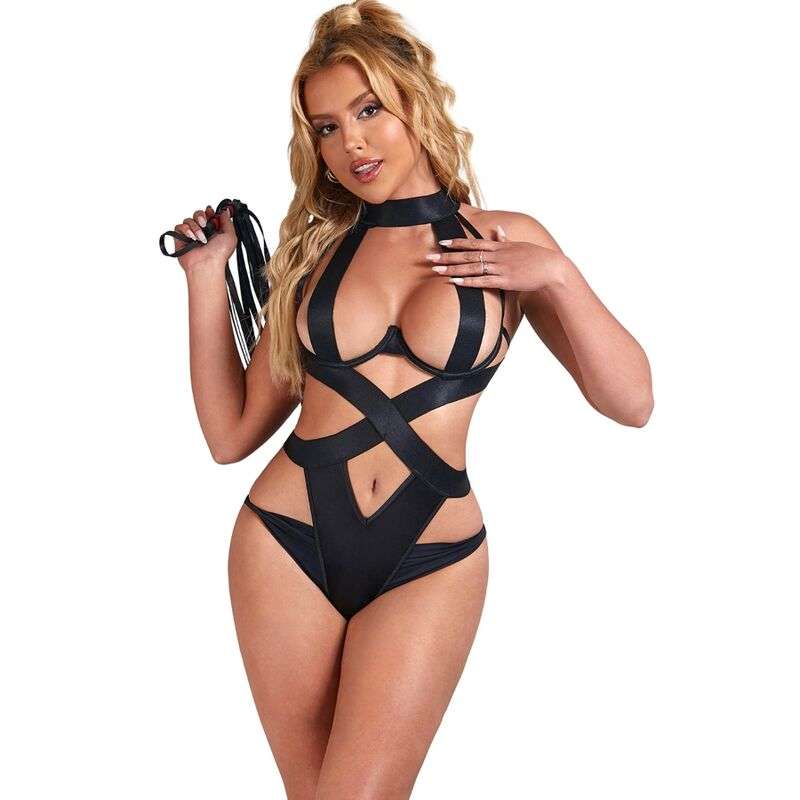 SUBBLIME BODY HALTER SEXY CON ARNES NEGRO L XL