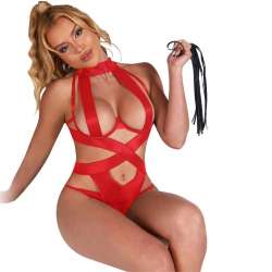 SUBBLIME BODY HALTER SEXY CON ARNES ROJO S M