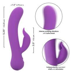 CALEXOTICS FIRST TIME VIBRADOR COMPLACIENTE RECARGABLE MORADO